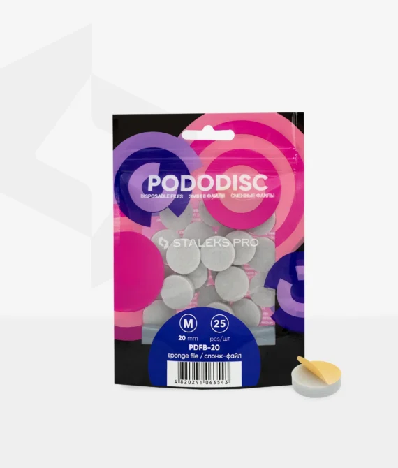 Esponjas Desechables Para El Disco De Pedicura PODODISC STALEKS PRO S, M Y L (25 Uds.)