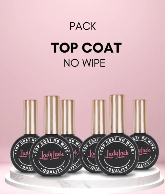 Pack Top Coat (No Wipe) 6 unidades