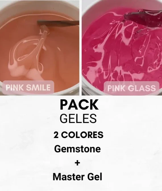 Pack 2 Geles constructores  Gemstone+Master Gel